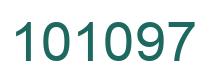 Number 101097 green image