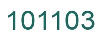 Number 101103 green image