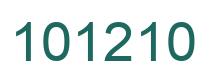 Número 101210 imagen verde