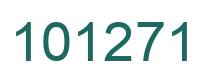 Número 101271 imagen verde