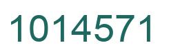 Number 1014571 green image