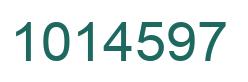 Número 1014597 imagen verde