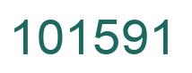 Number 101591 green image