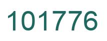 Number 101776 green image