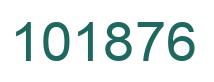 Número 101876 imagen verde