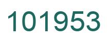 Número 101953 imagen verde