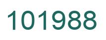 Número 101988 imagen verde
