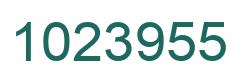 Número 1023955 imagen verde