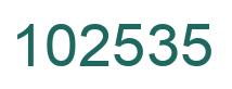 Número 102535 imagen verde