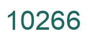 Number 10266 green image