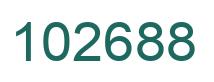 Número 102688 imagen verde