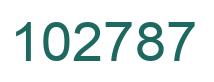 Número 102787 imagen verde