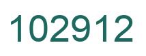 Número 102912 imagen verde
