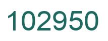 Número 102950 imagen verde
