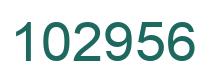 Número 102956 imagen verde