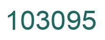 Número 103095 imagen verde