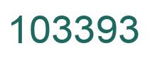 Number 103393 green image