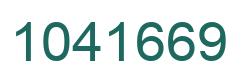 Número 1041669 imagen verde