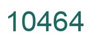 Número 10464 imagen verde