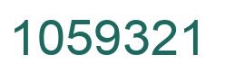 Number 1059321 green image