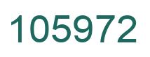 Número 105972 imagen verde