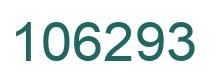 Number 106293 green image