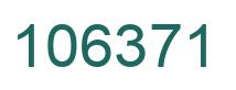 Number 106371 green image