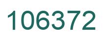 Number 106372 green image