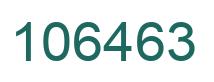Número 106463 imagen verde