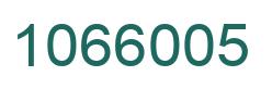 Number 1066005 green image