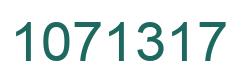Número 1071317 imagen verde
