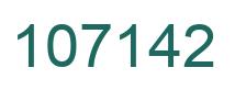 Número 107142 imagen verde