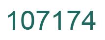 Número 107174 imagen verde