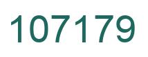 Number 107179 green image