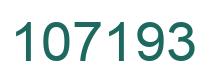 Number 107193 green image