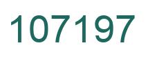 Number 107197 green image