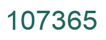 Número 107365 imagen verde
