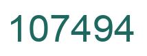 Número 107494 imagen verde