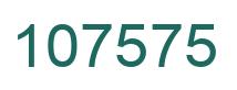 Número 107575 imagen verde