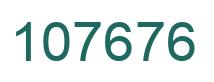 Número 107676 imagen verde