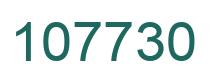 Number 107730 green image
