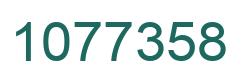 Número 1077358 imagen verde