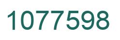 Número 1077598 imagen verde