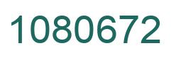 Número 1080672 imagen verde