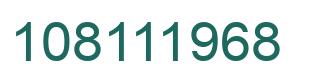 Número 108111968 imagen verde