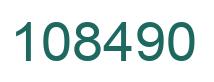 Número 108490 imagen verde