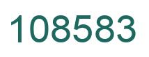 Número 108583 imagen verde