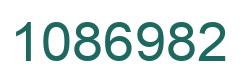 Número 1086982 imagen verde