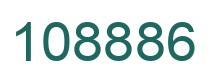 Number 108886 green image