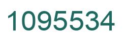 Número 1095534 imagen verde